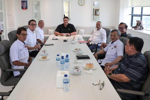 Pertemuan PWI Pusat dan Siwo Bersama Menpora Bahas Tindaklanjut Desain Besar Olahraga Nasional